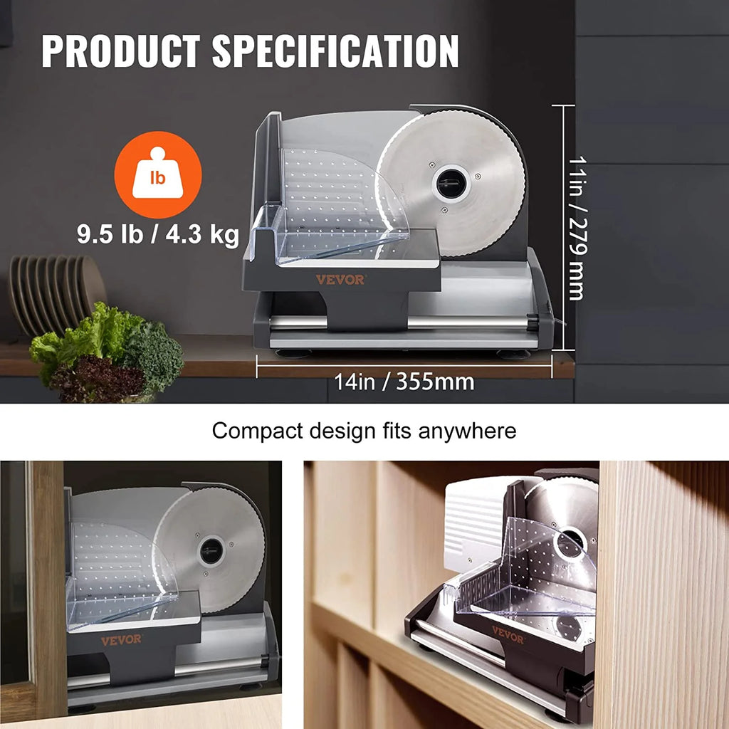 10 inch Electric Meat Slicer W96916