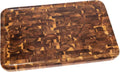 Acacia End Grain Cutting Board with Juice Groove, 24" x 16" x 1" R734