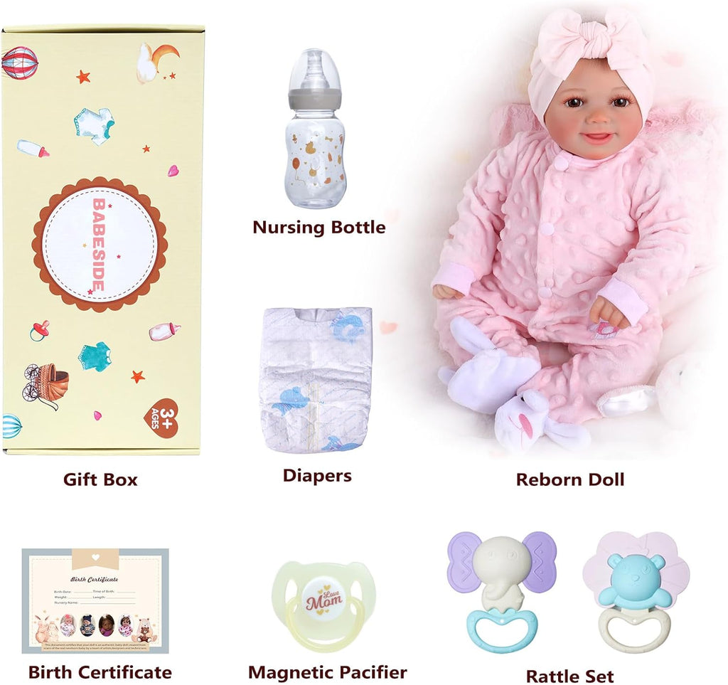17-Inch Full Body Vinyl Realistic Baby Doll P502505