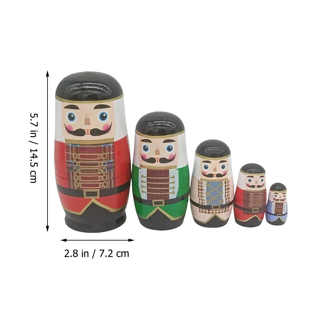 Nutcracker Wooden Stacking Dolls U36076