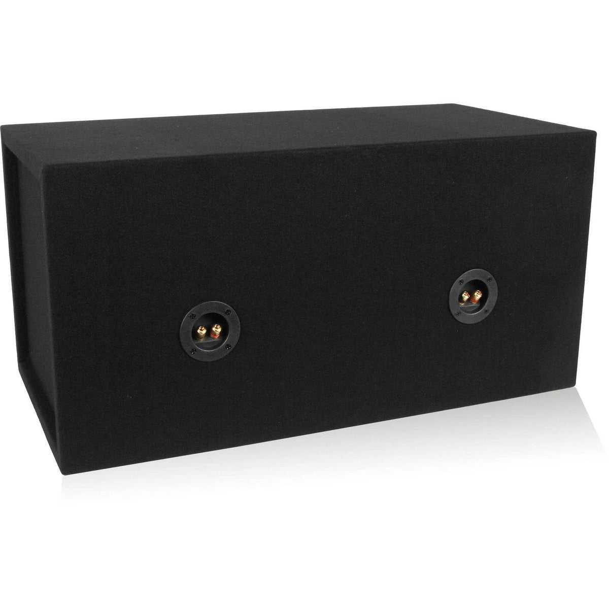 Dual 12-Inch Car Subwoofer Box Sealed MDF O163