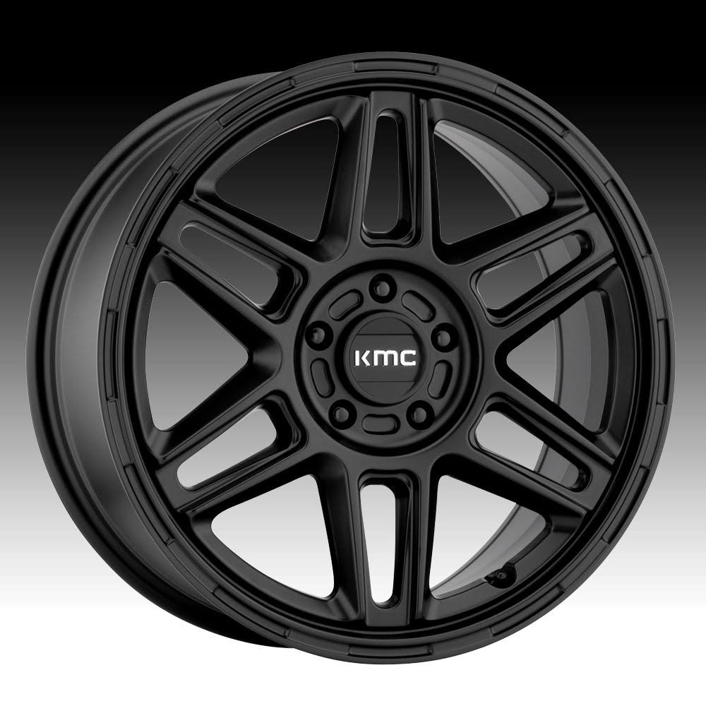 Satin Black 18x8 38mm 5x110 Wheel V887
