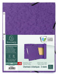 Violet Pack of 10 Elastic Folders A4 B390