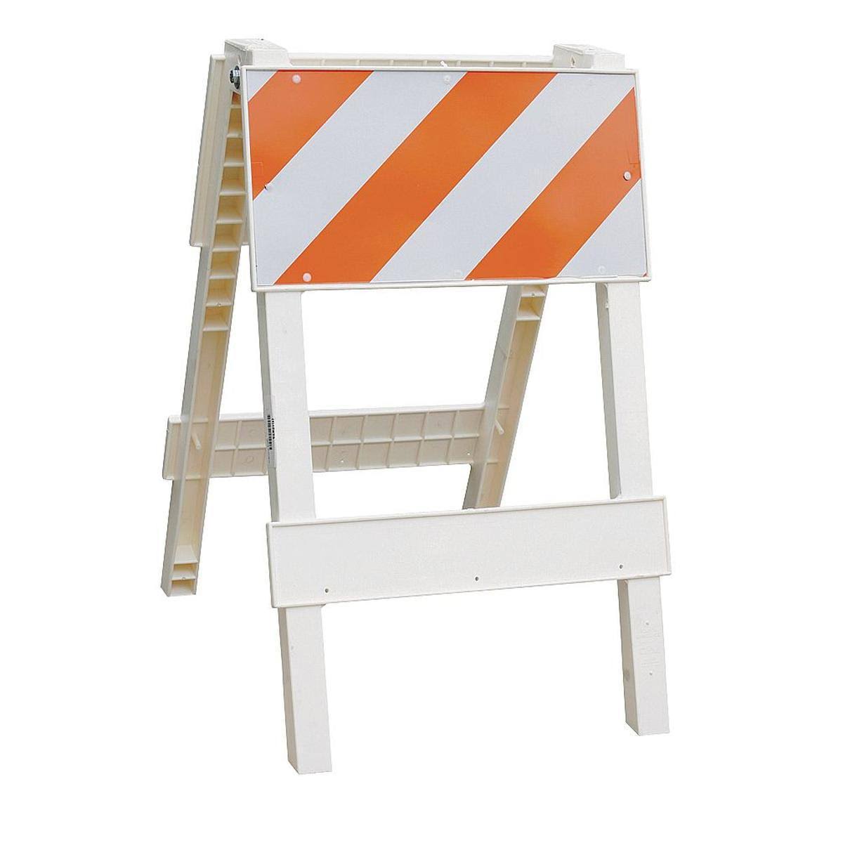 Orange/White Folding Barricade R9987