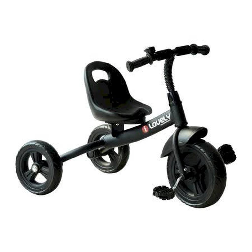 Black 3-Wheel Toddler Tricycle with Bell H4109