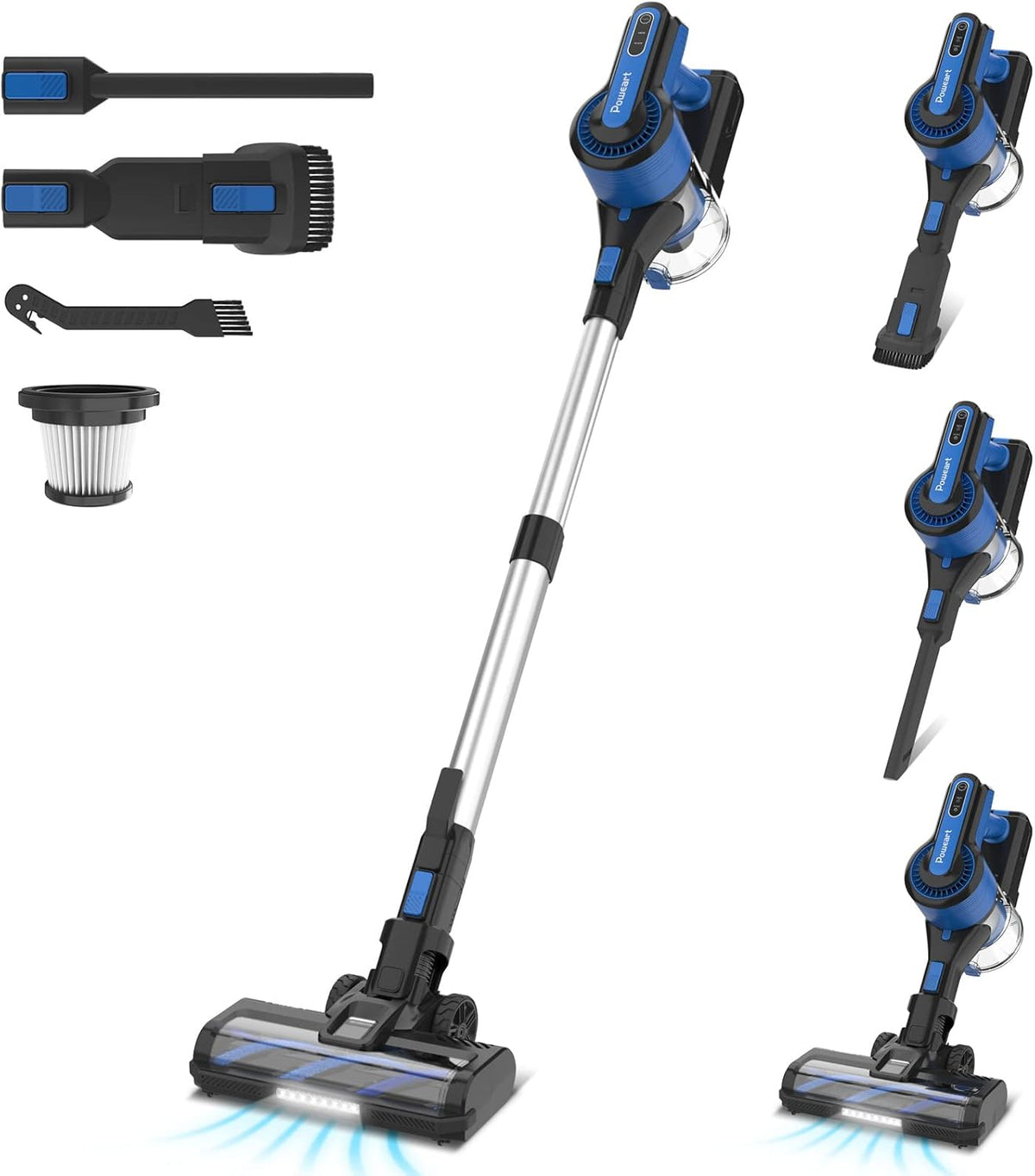 Cordless Stick Vacuum Cleaner 350W Lightweight 6-in-1 A435186
