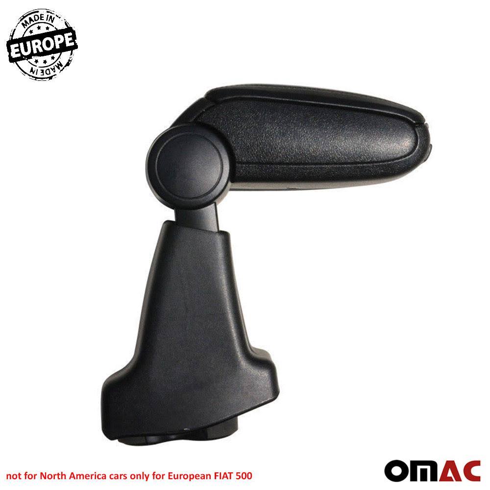 Black Leatherette Center Console Armrest S778