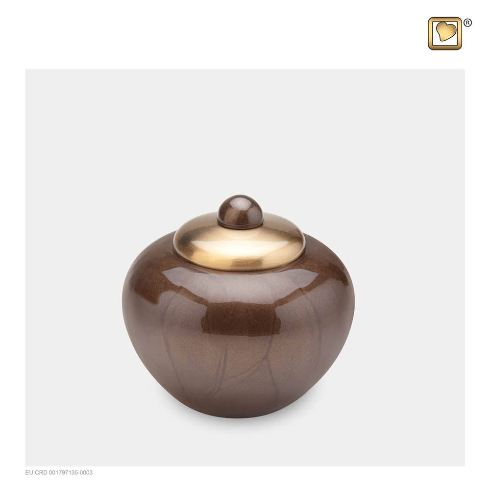 Bronze Finish Keepsake Cremation Urn L237