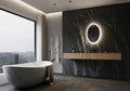 20 x 28 Oval Backlit Mirror Q498456