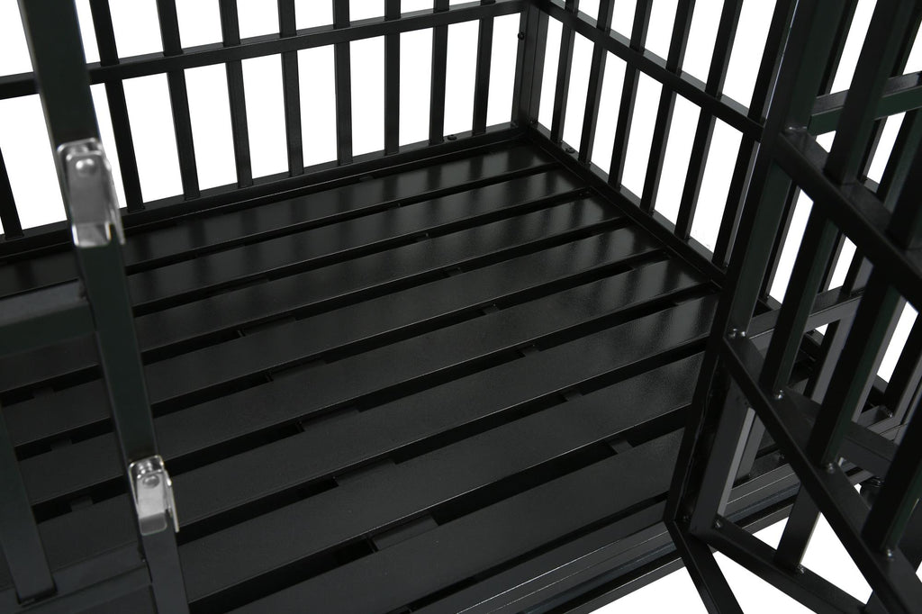 Heavy Duty Dog Cage Crate with Roof W46020