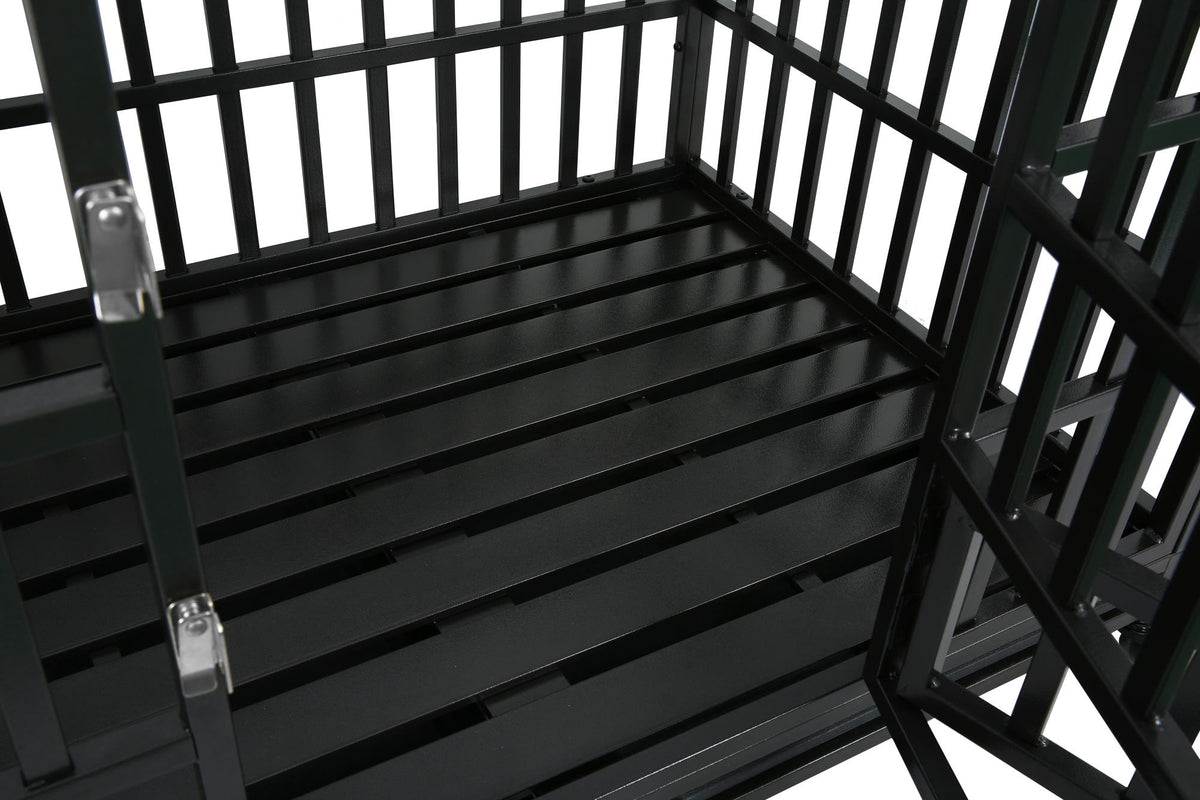 Heavy Duty Dog Cage Crate with Roof W46020