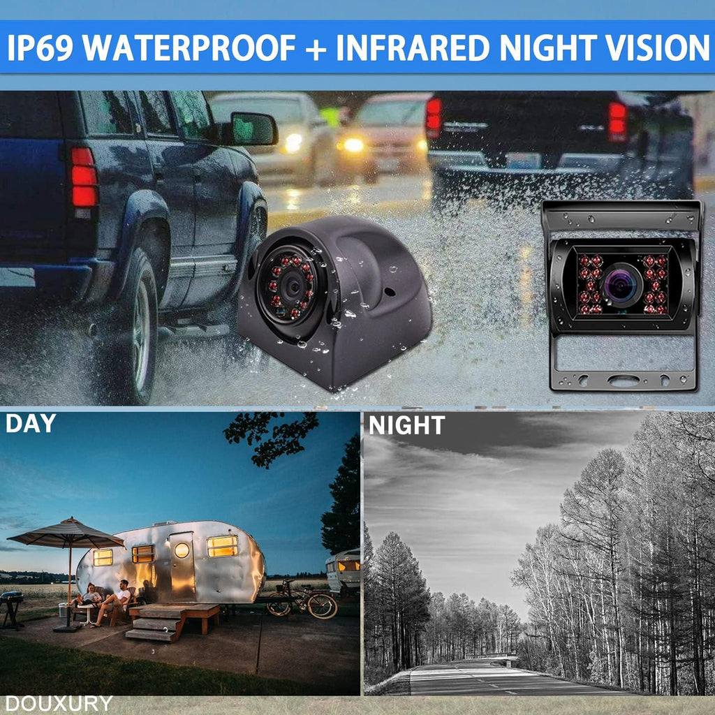 4K Backup Camera System with 10.36’’ Monitor and 4 AHD Camera I736126