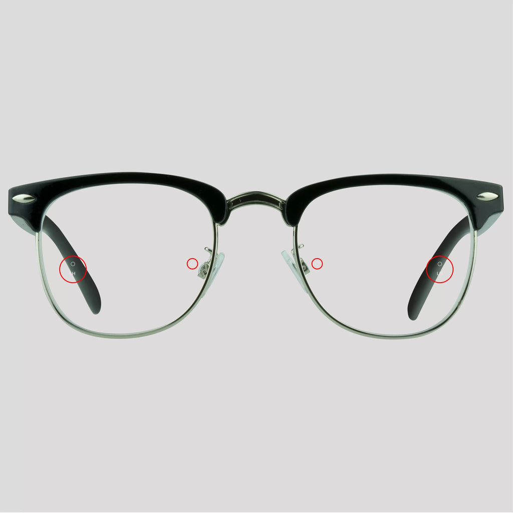 Horn Rimmed Frame Reading Glasses 2 Pairs Z51717
