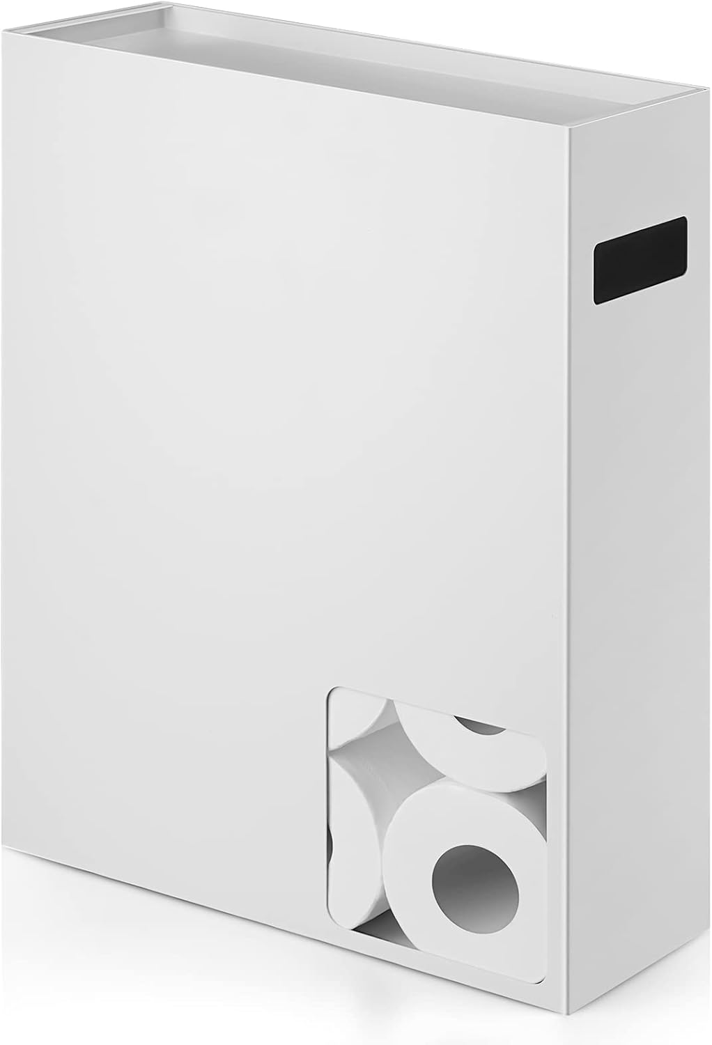White Toilet Paper Storage Organizer W9158