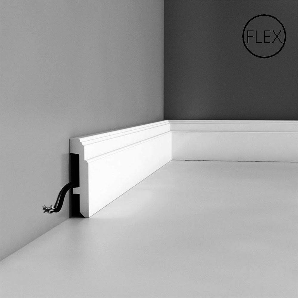 Flexible Baseboard Moulding 4-1/4in H x 78-3/4in Long O893487