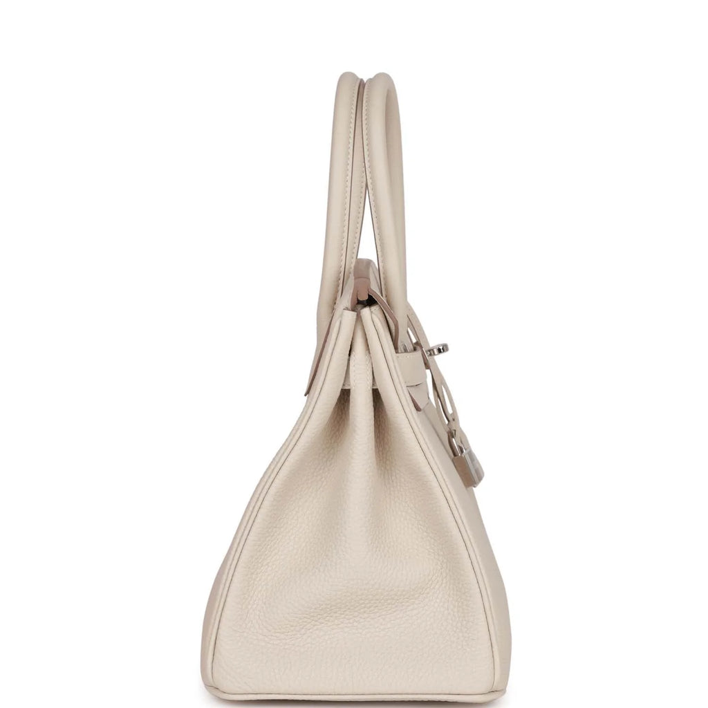 Birkin 30 Craie Togo Palladium Hardware O446