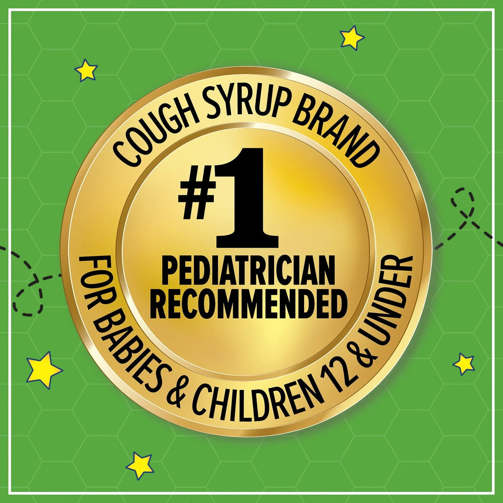 Kids Cough + Mucus Nighttime with Honey, Ivy Leaf, Zinc & Elderberry, Mixed Berry, 4FL Oz W325459