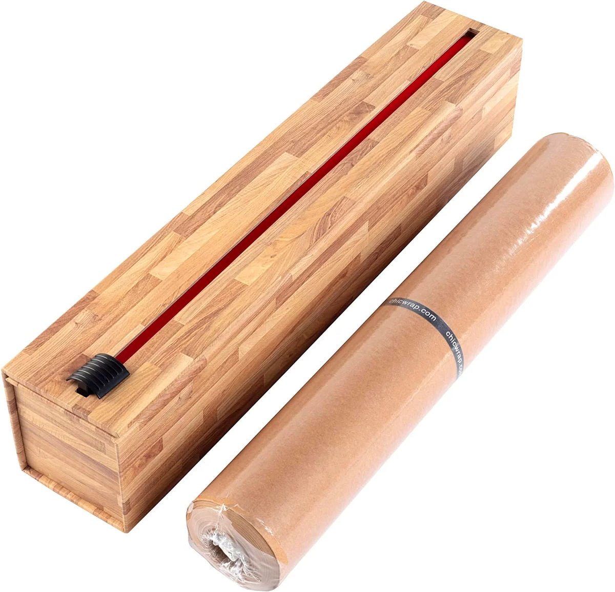 Butcher Block Parchment Paper Dispenser with 15"x 164' Roll of Culinary Parchment Paper C912948