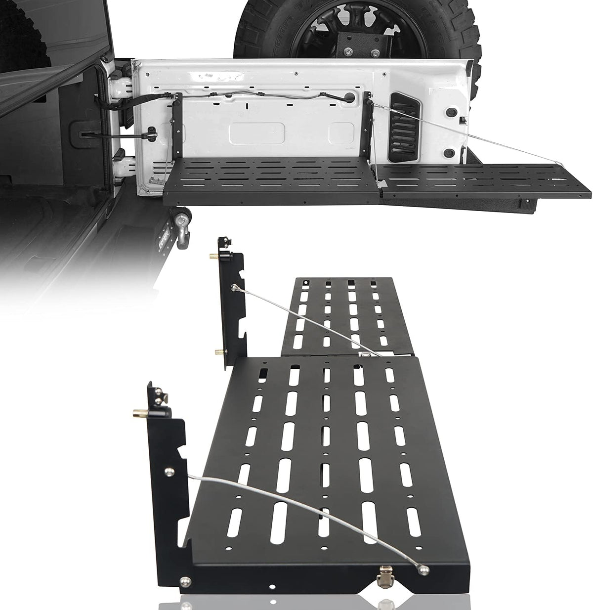 Tailgate Table Storage Rack for Jeep Wrangler JK V927678