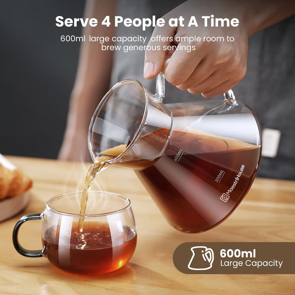 Pour Over Coffee Maker and 600ML Carafe U27861
