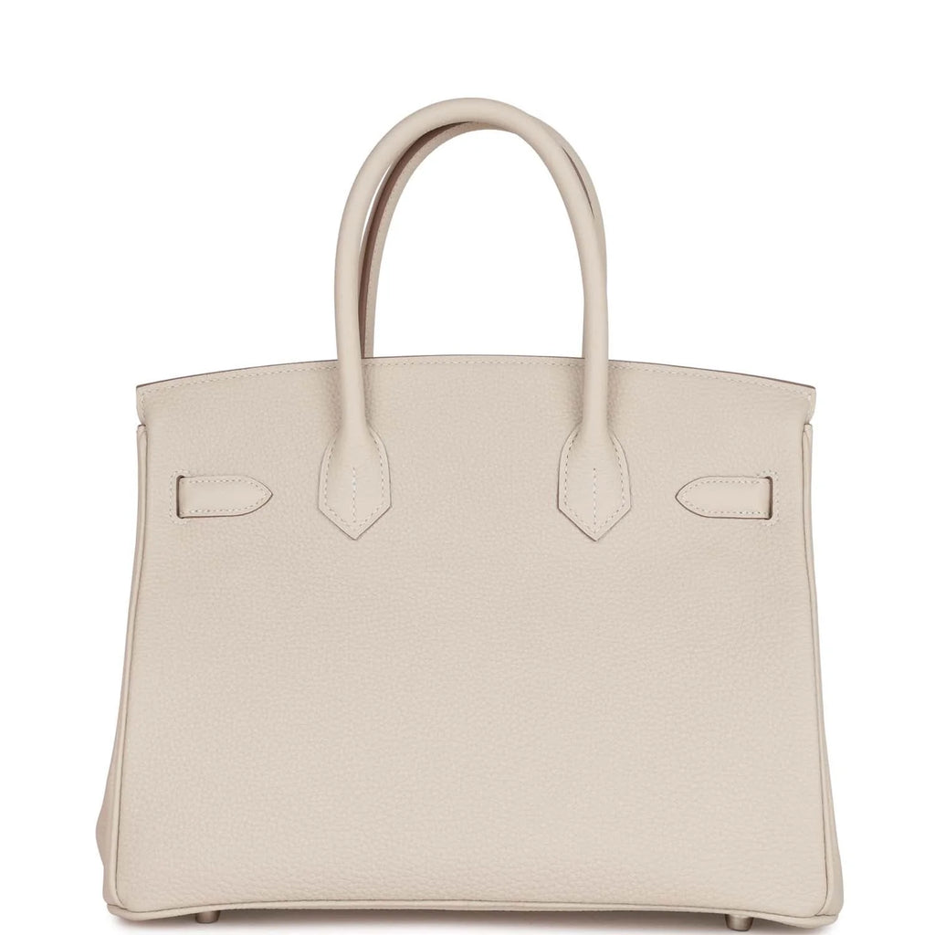 Birkin 30 Craie Togo Palladium Hardware O446