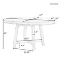 Round Extendable Dining Table B1032