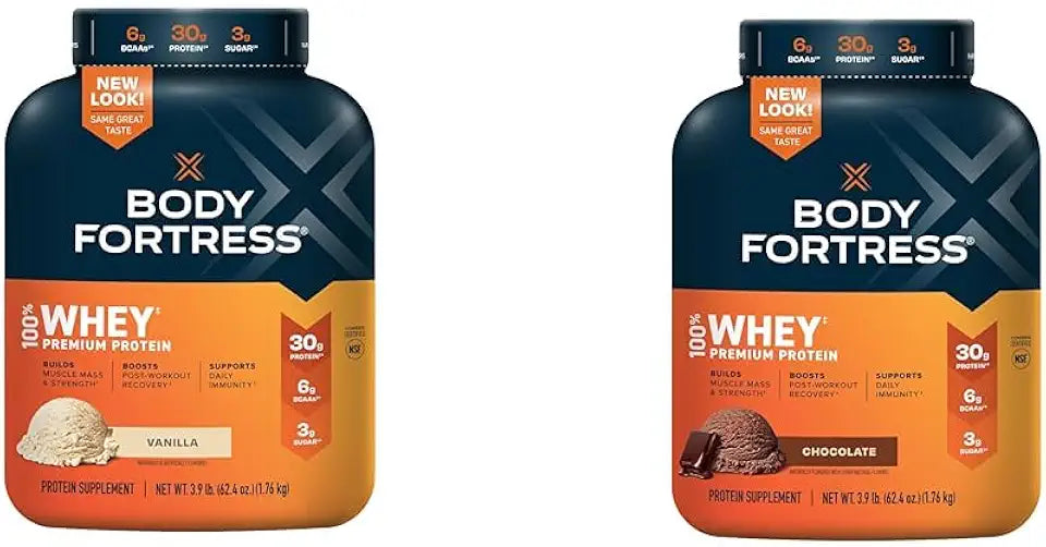 Whey Protein Powder Vanilla & Chocolate 3.9lbs C5729