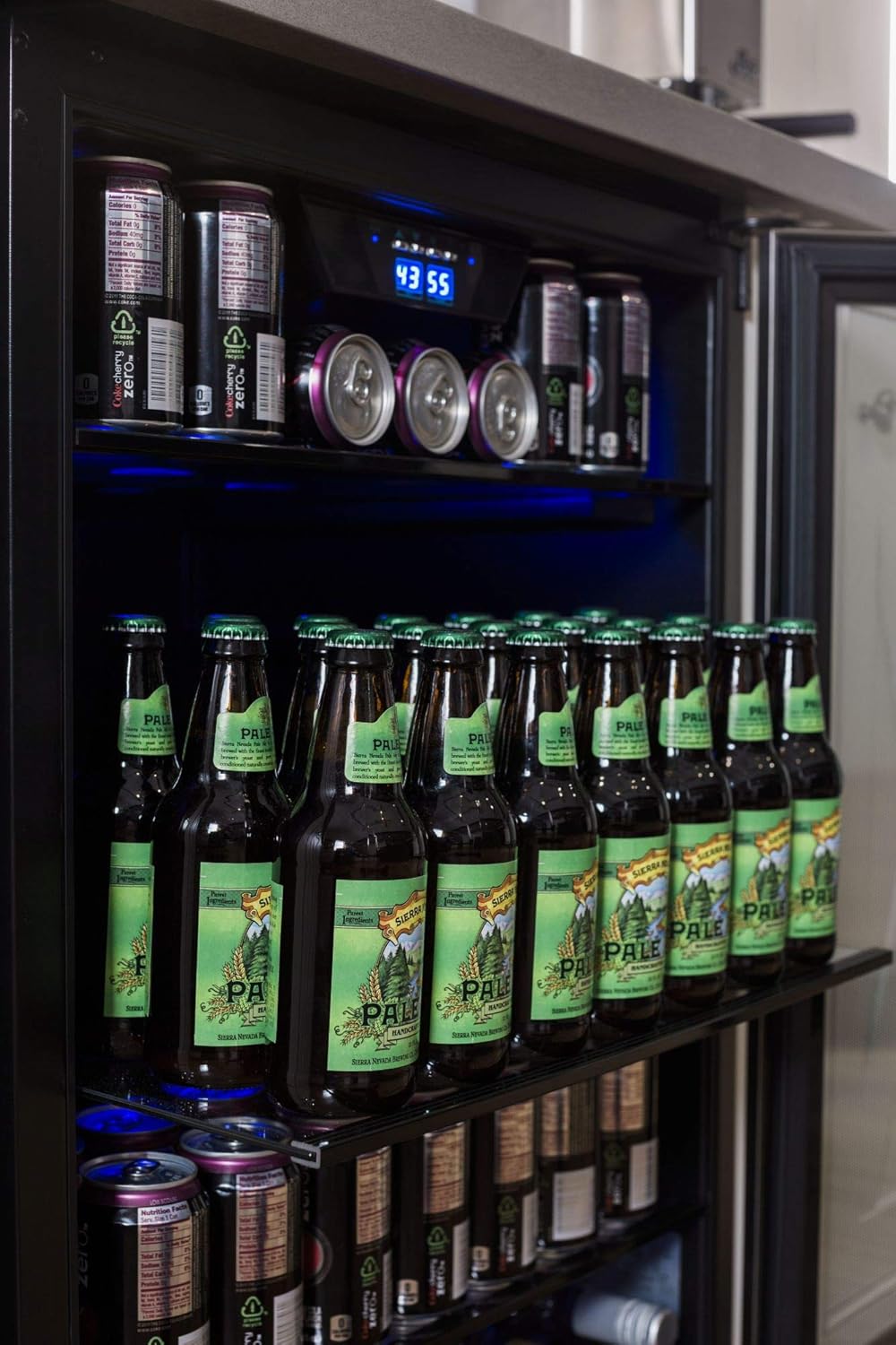 142 Can Built-In Beverage Cooler with Tinted Door Q7573