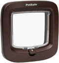 Brown 4 Way Locking Cat Flap S394