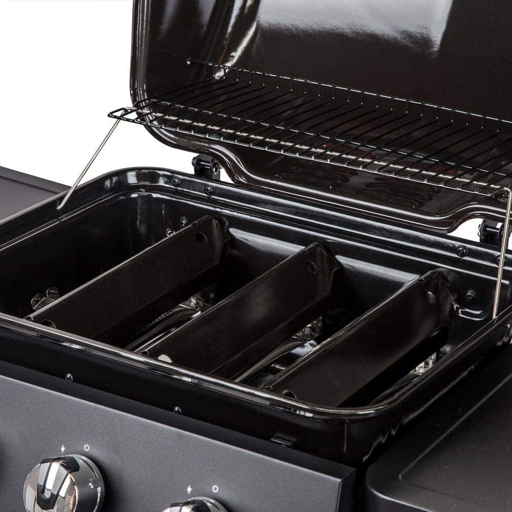 3 Packs Porcelain Steel Heat Shield Flame Tamer for 3-Burner Propane Gas Grill P2203