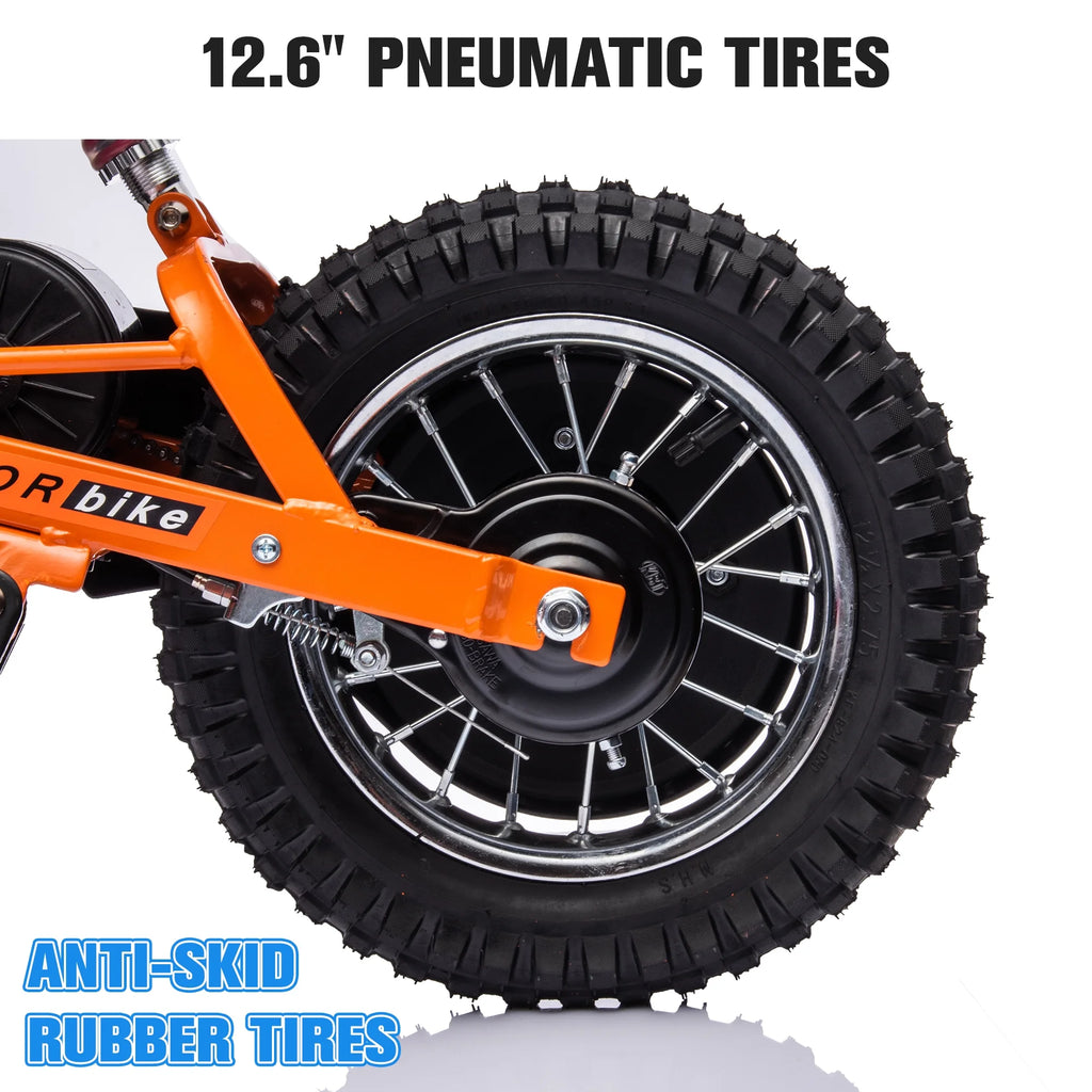 24V Electric Dirt Bike Ride On Motorcycle Toy, Blue M712