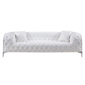 White Faux Leather Sofa I173777