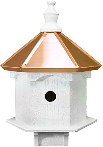 Double Bluebird Birdhouse with Copper Roof P5144