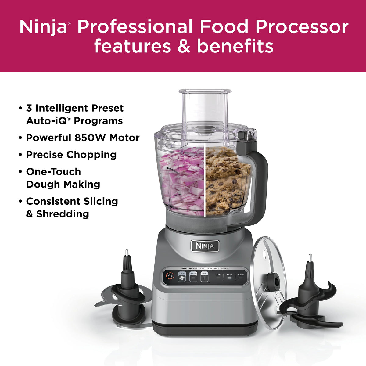 850 Watts 9-Cup Food Processor Z20814