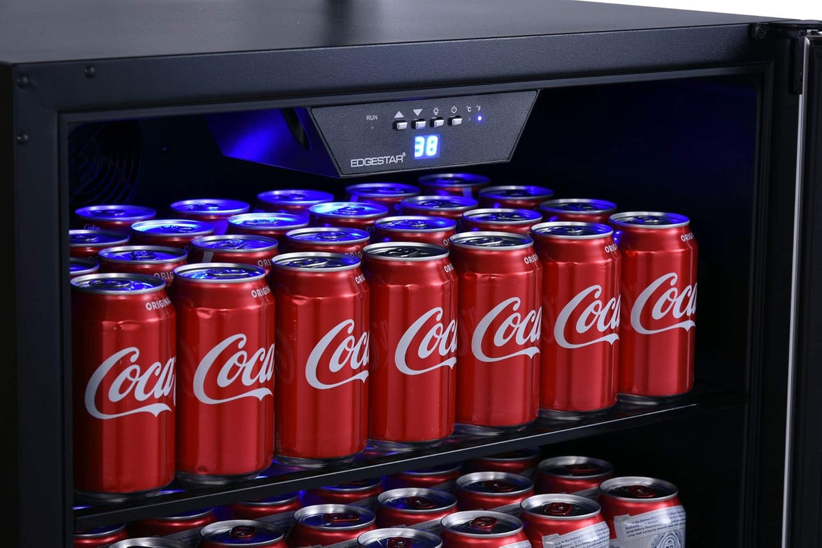 142 Can Built-In Beverage Cooler with Tinted Door Q7573