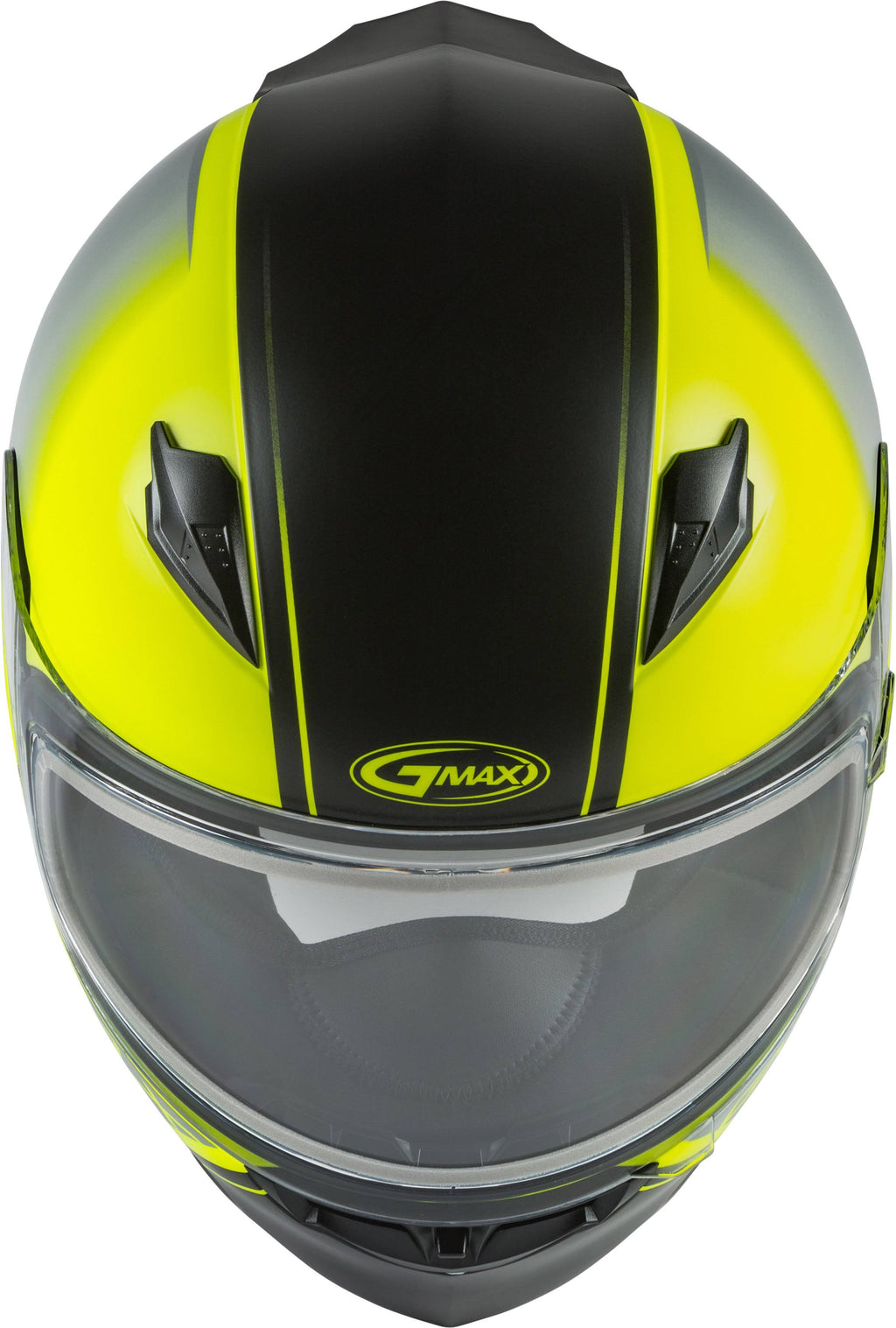 Matte HI-VIS/BLK/GRY XL Hail Snow Helmet with ELEC Shield A84970