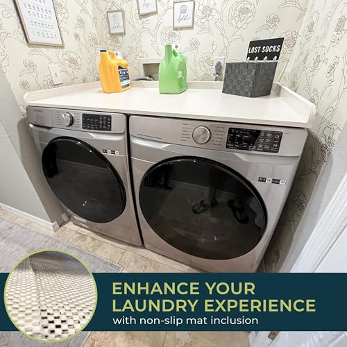 Washer and Dryer Countertop with Non-Slip Mat C275