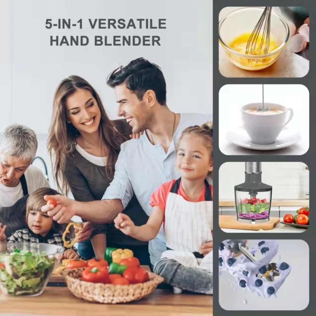 5-in-1 Handheld Stick Blender with Whisk M752