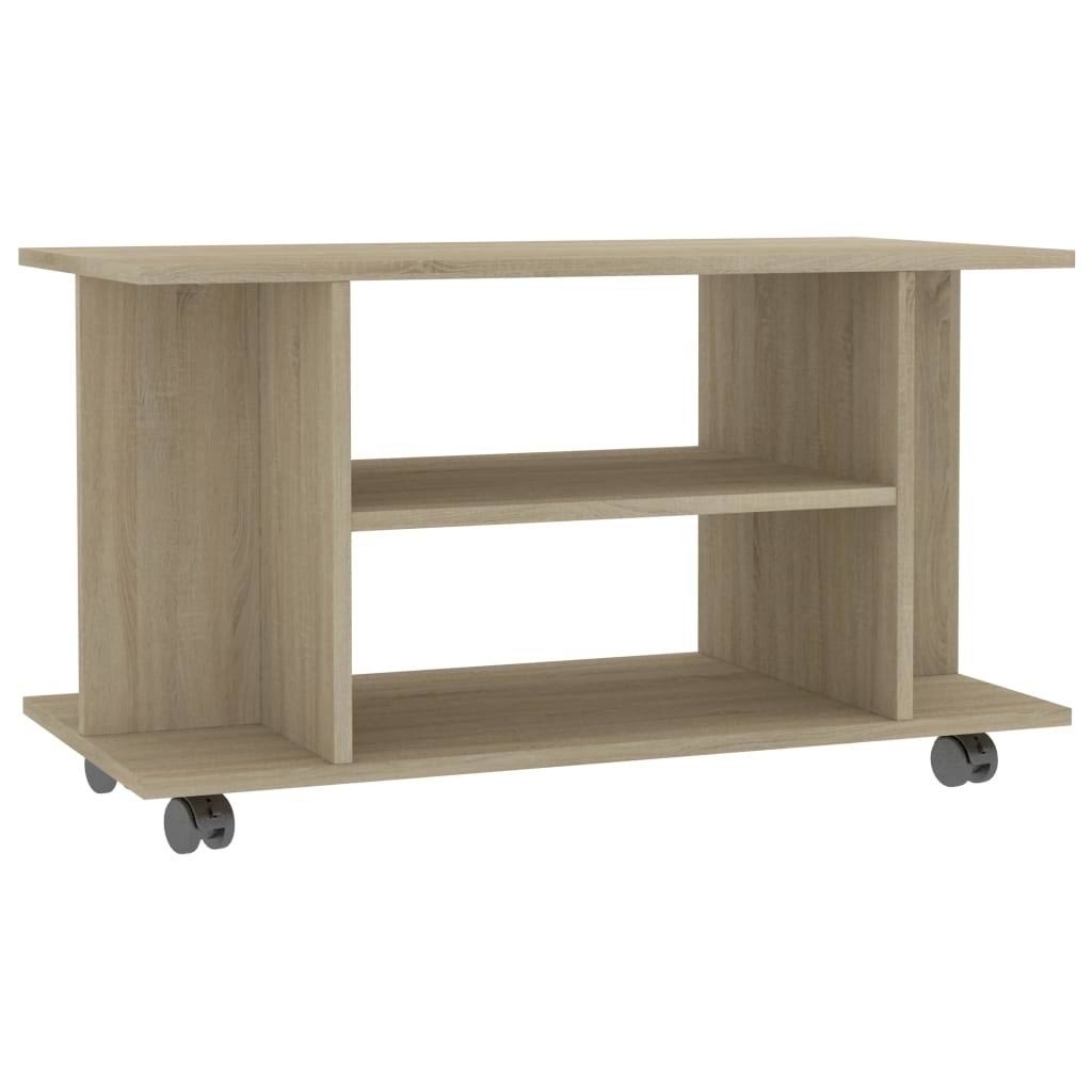 Sonoma Oak Chipboard TV Cabinet with Castors J24333