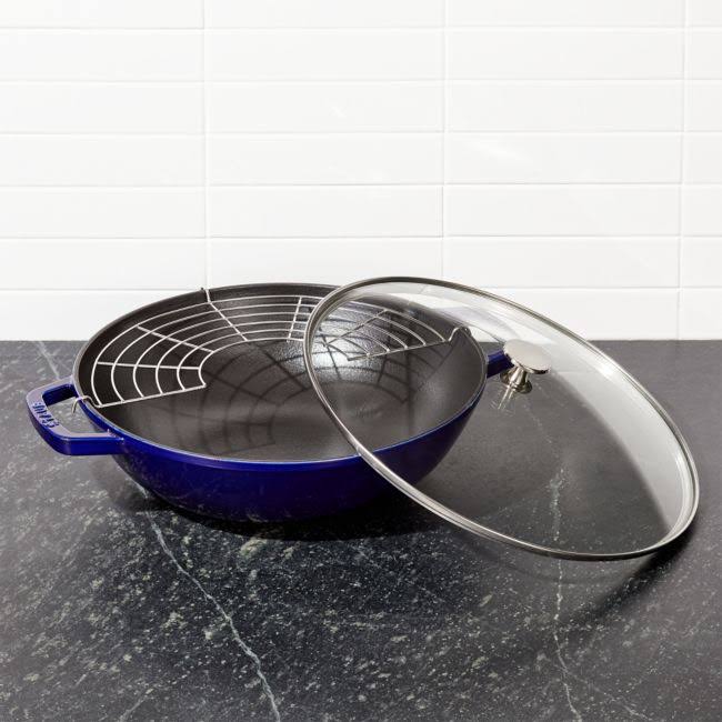 Dark Blue Cast Iron 4.5-qt Pan S25100