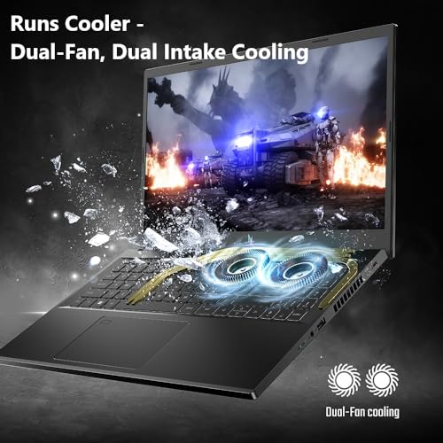 15.6" FHD IPS 165Hz Gaming Laptop with Intel Core i7-13620H, NVIDIA GeForce RTX 4050, 16GB DDR5, 1TB Gen 4 SSD V758958