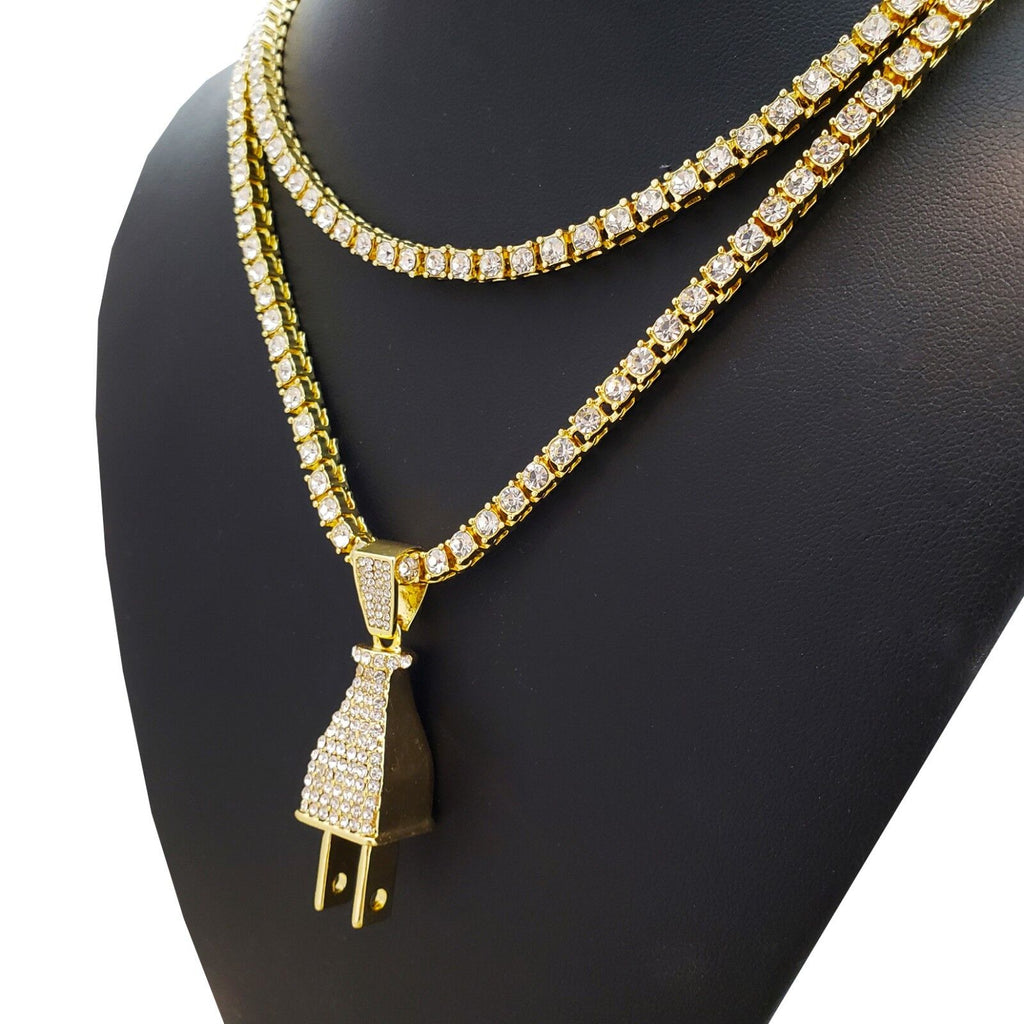 1 Row CZ Tennis 18" 24" Chain Necklace E84616