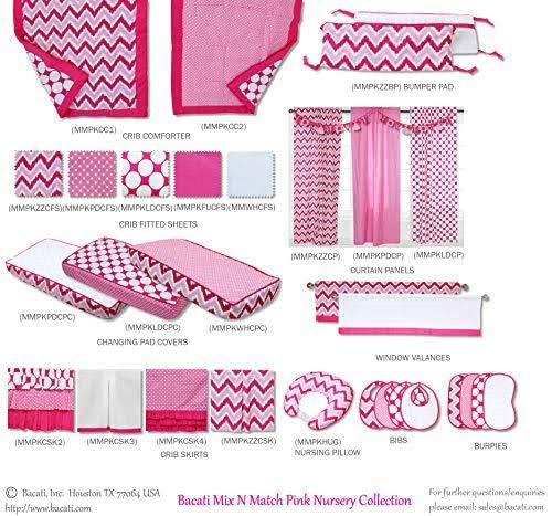 Pink Fuschia Crib Fitted Sheet I6705