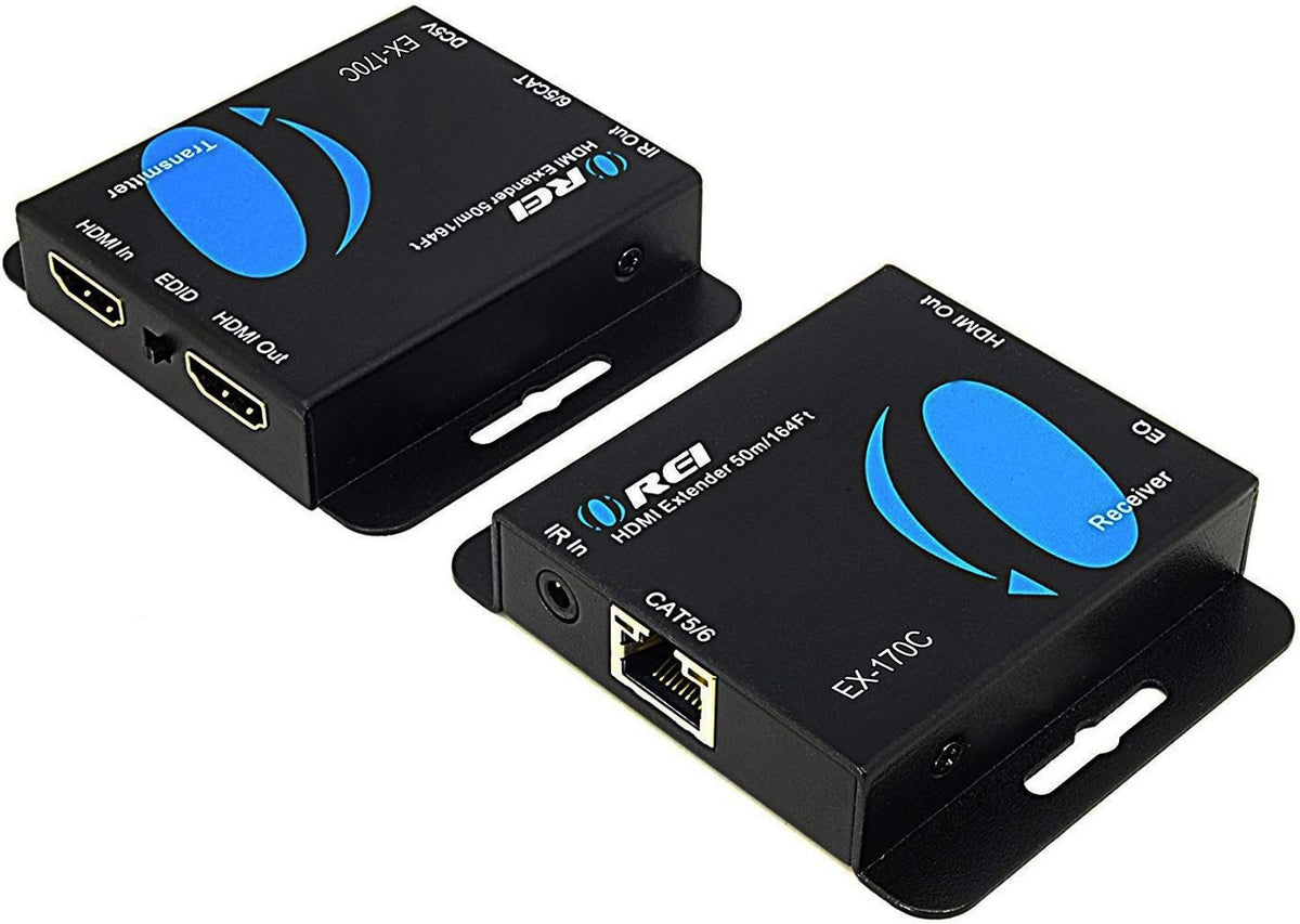 HDMI Extender Over CAT5/CAT6 with IR Upto 164 Feet 1080P Full HD Pack of 2 A1486