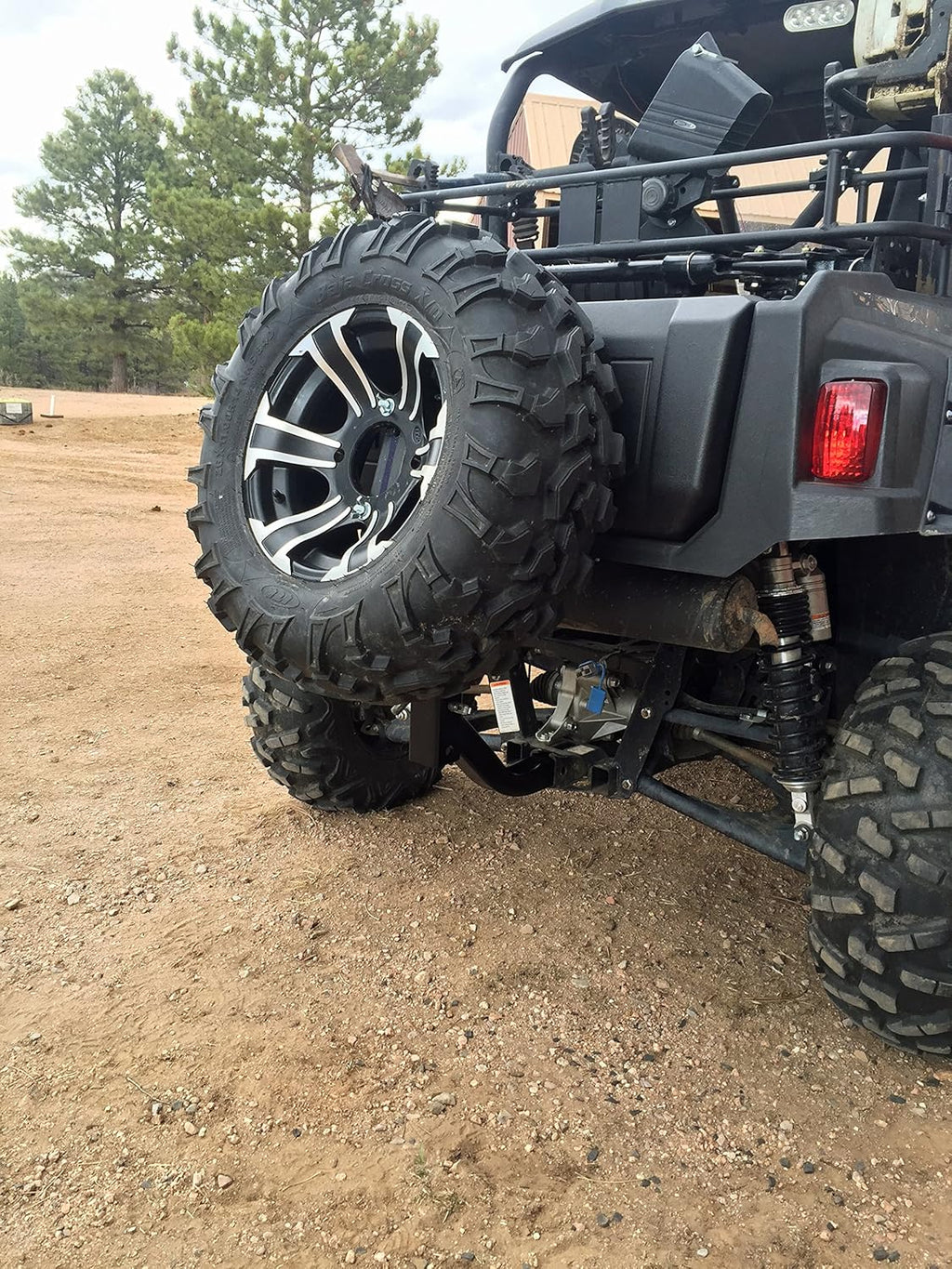 UTV/ATV Receiver Hitch Spare Tire Carrier L1094