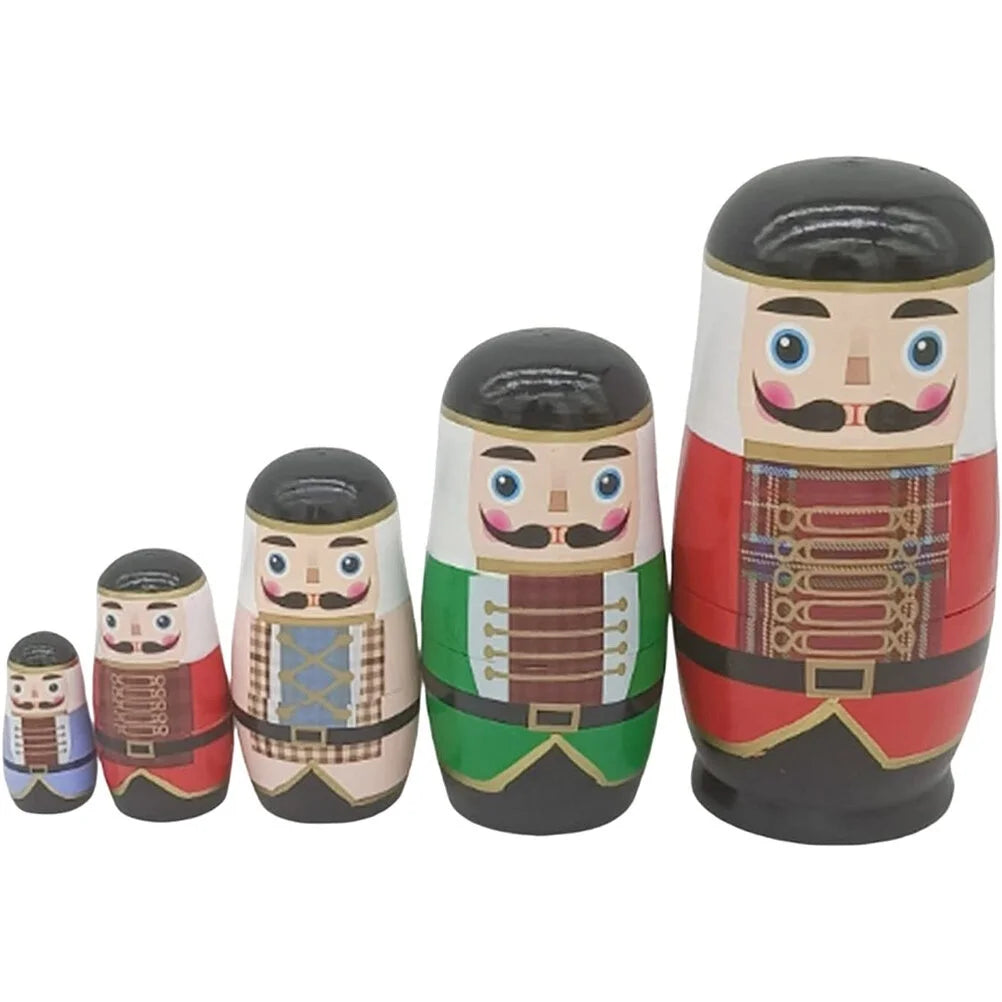 Nutcracker Wooden Stacking Dolls U36076