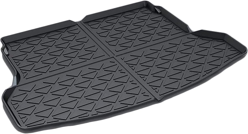 Rear Cargo Tray Trunk Floor Mat Waterproof Protector Pack of 2 D3355