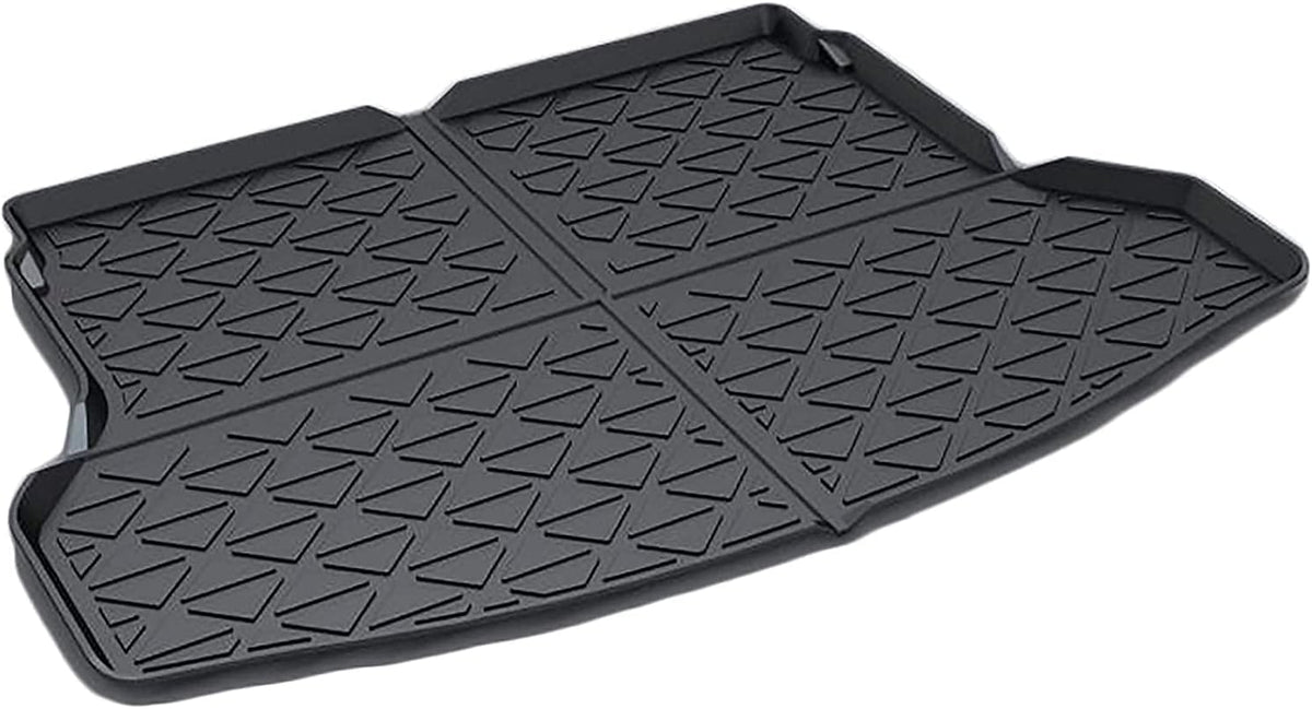 Rear Cargo Tray Trunk Floor Mat Waterproof Protector Pack of 2 D3355