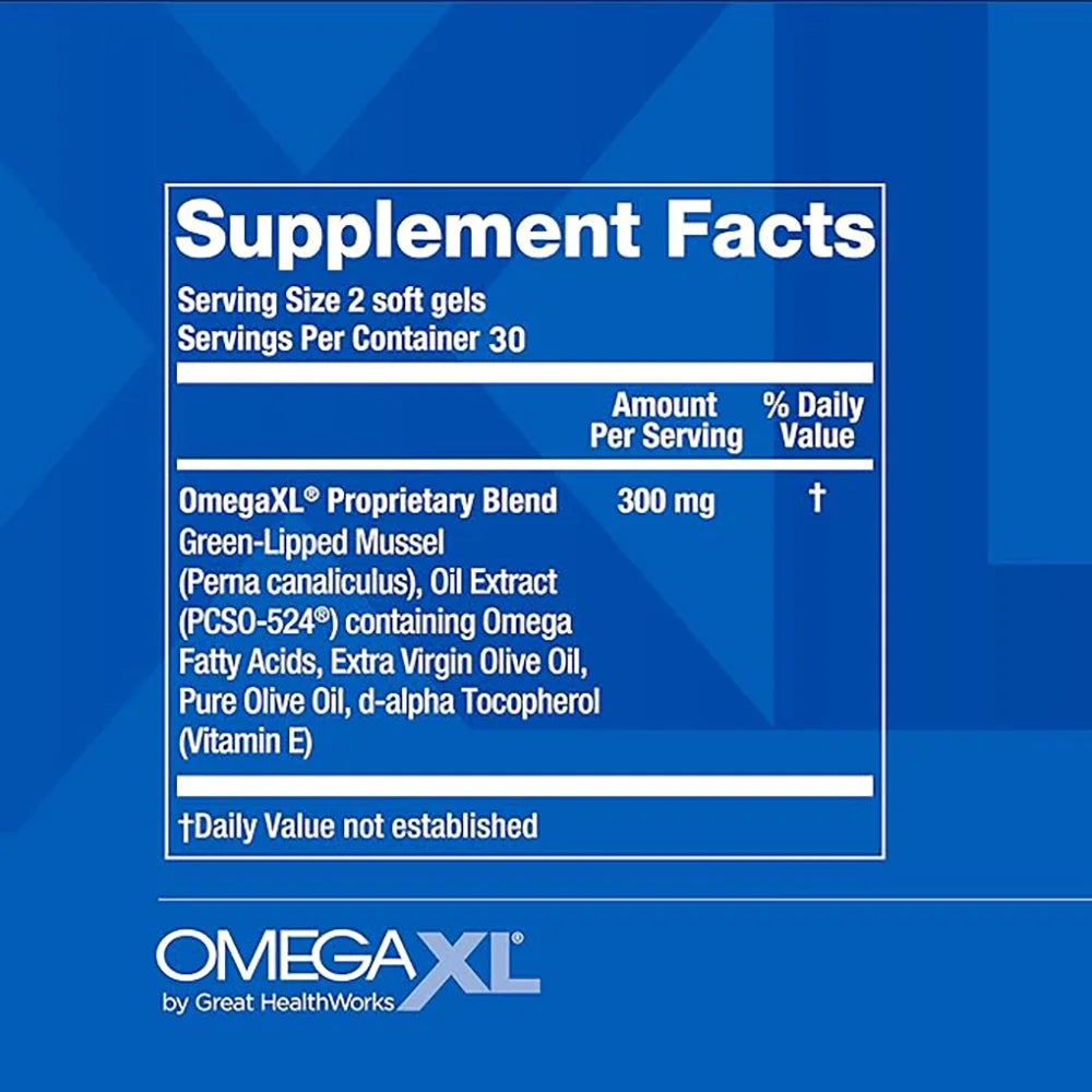 60 Softgels with Green Lipped Mussel Extract G261