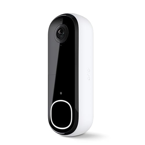 White Wireless Video Doorbell with Night Vision O992
